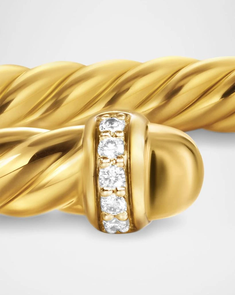 David Yurman Modern Cablespira Bracelet in 18K Gold with Gemstones and Diamonds 6