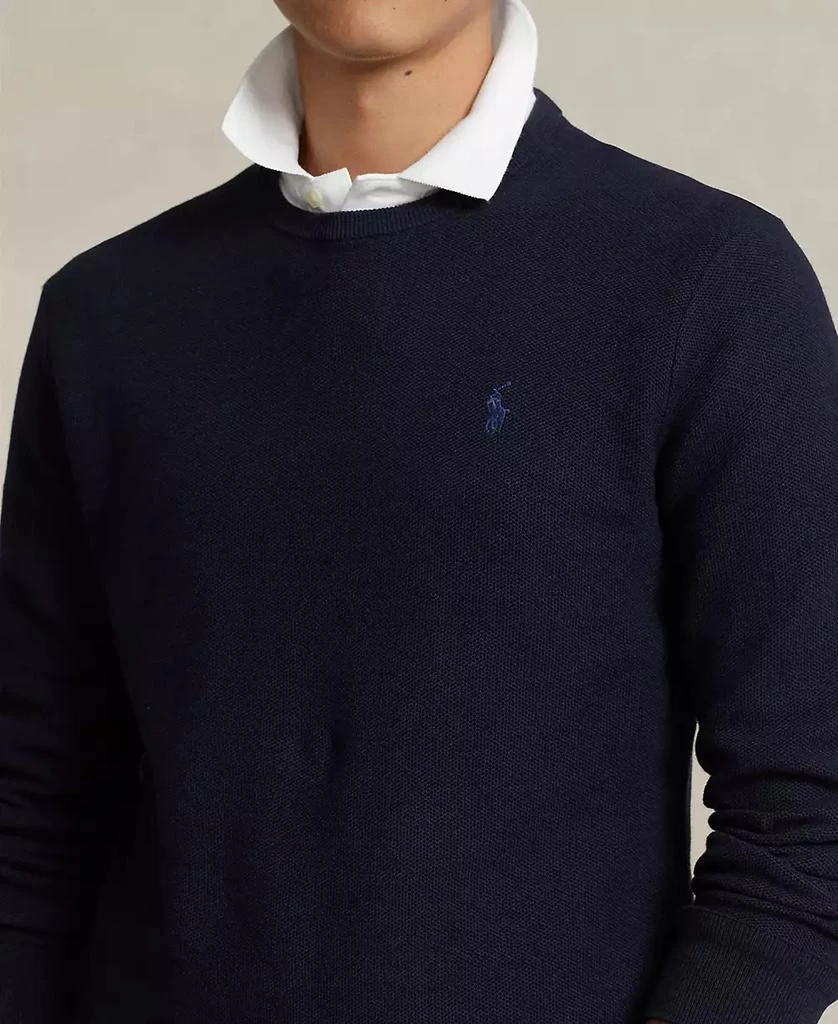 Ralph Lauren Men's Textured Cotton Crewneck Sweater 3