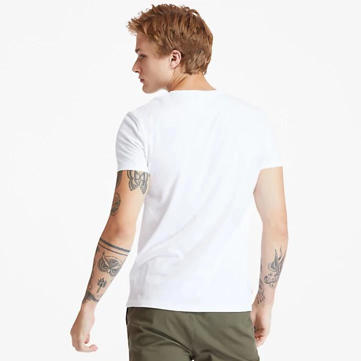 Timberland Dunstan River V-Neck T-Shirt for Men in White 2