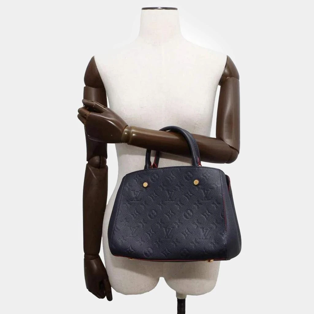 Louis Vuitton Louis Vuitton Marine Rouge Monogram Empreinte Montaigne BB Tote Bag 3