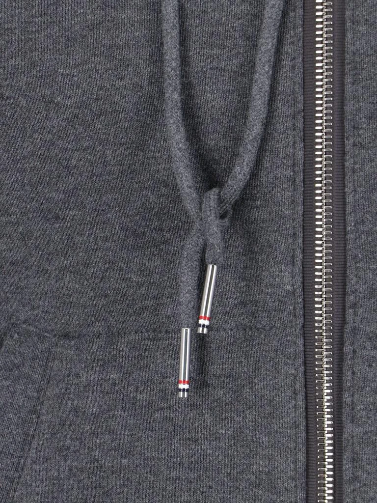 Thom Browne Thom Browne Classic Loopback 4-Bar Zip Hoodie 5