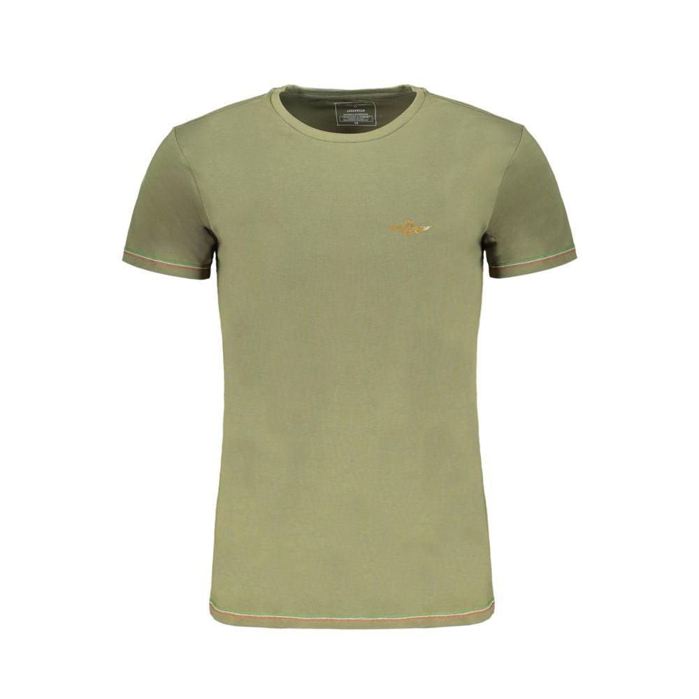 Aeronautica Militare Aeronautica Militare Green Cotton T-Shirt