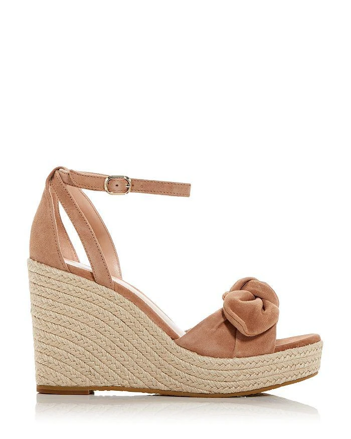 Kate Spade Women's Tianna Almond Toe Knotted Bow Espadrille Wedge Sandals 2