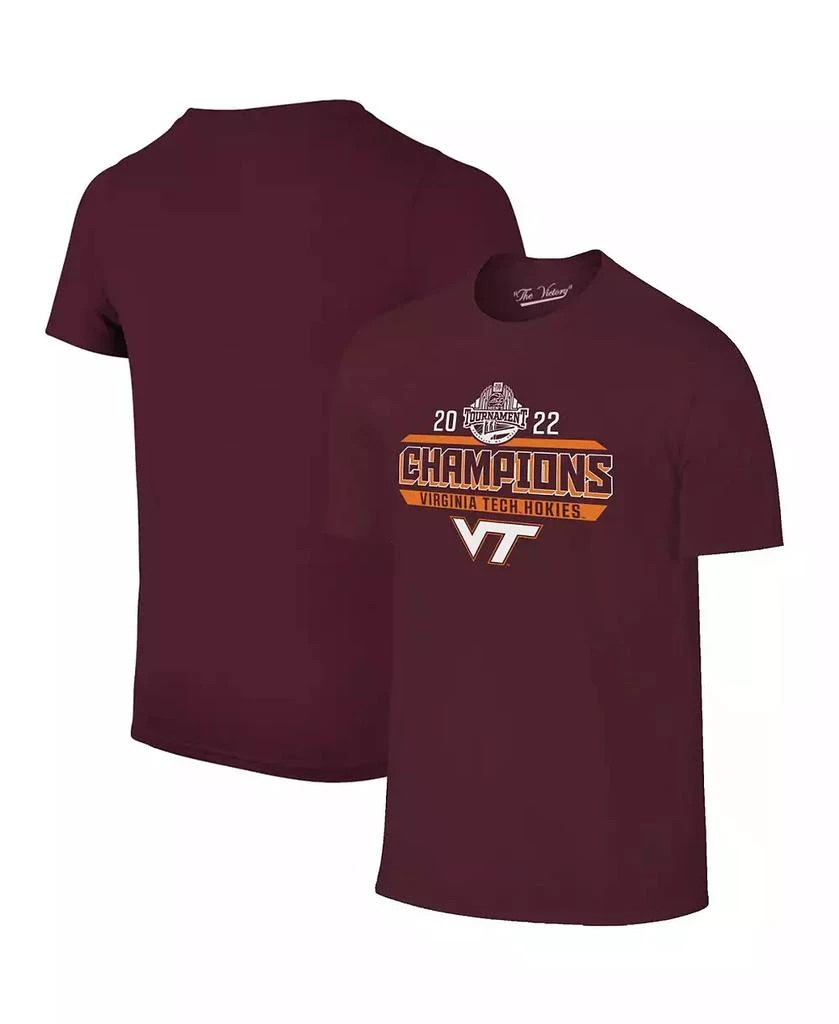 The Original Retro Brand Men's Maroon Virginia Tech Hokies 2022 ACC Men's Basketball Conference Tournament Champions Locker Room T-shirt 3