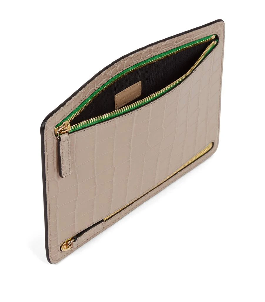 SMYTHSON Panama Leather Multi-Zip Travel Wallet 2
