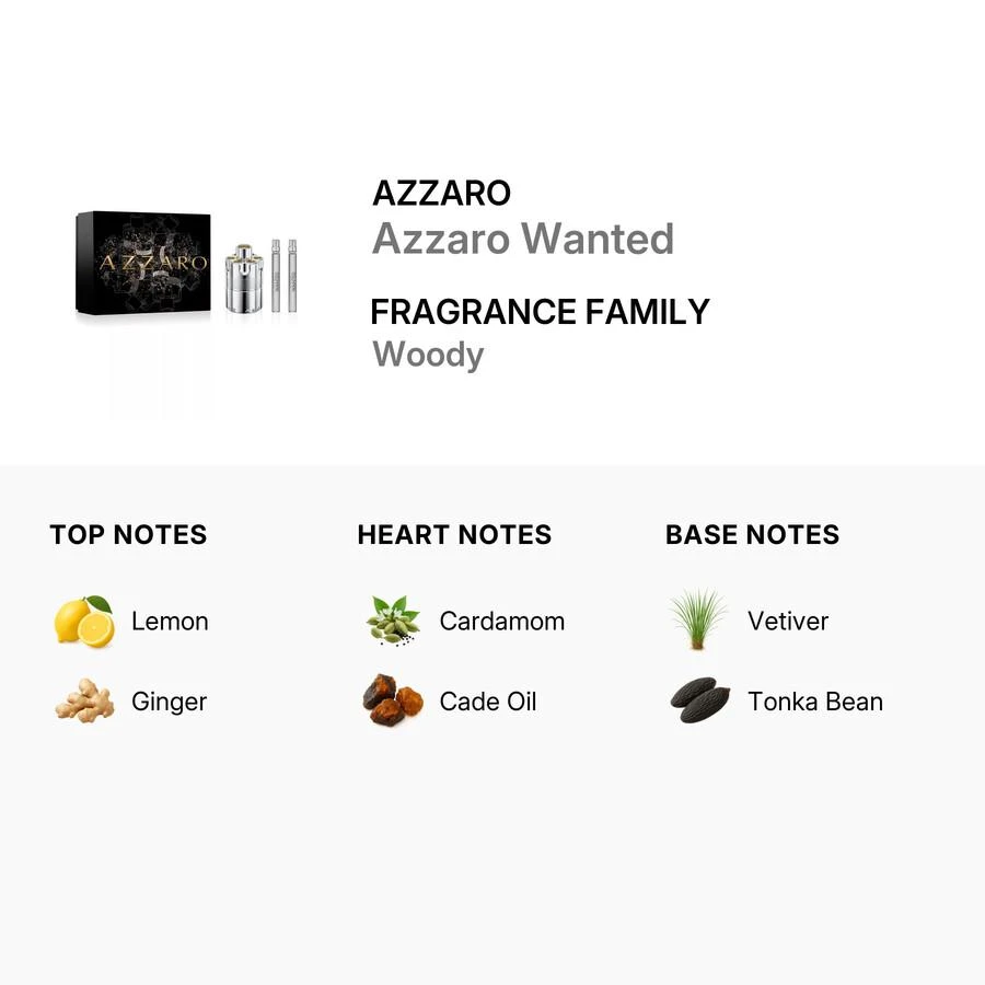 AZZARO Azzaro Azzaro Wanted Mens EDT 2