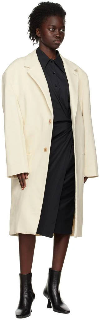 LEMAIRE Off-White Chesterfield Coat 4