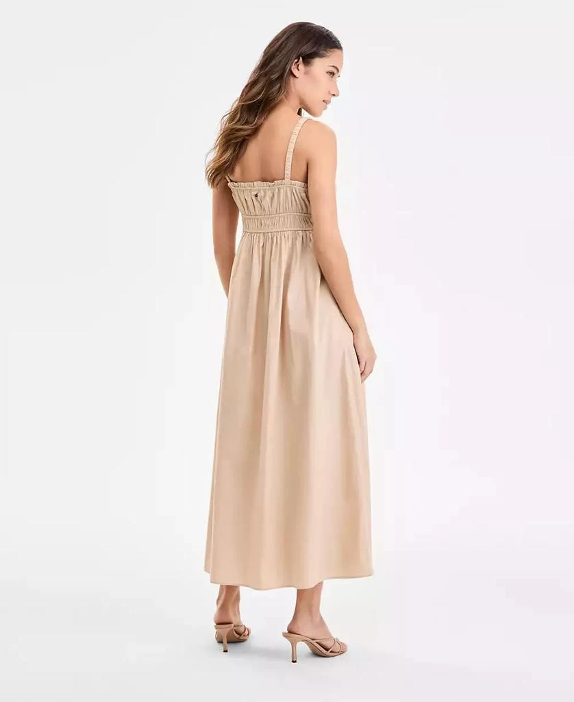 Hugo Boss Women's Cotton Sweetheart-Neck Maxi Dress 5