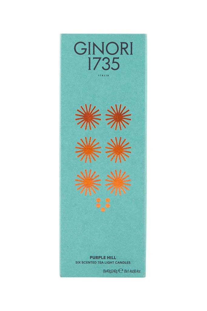 GINORI 1735 purple hill scented tea light candles refill 1