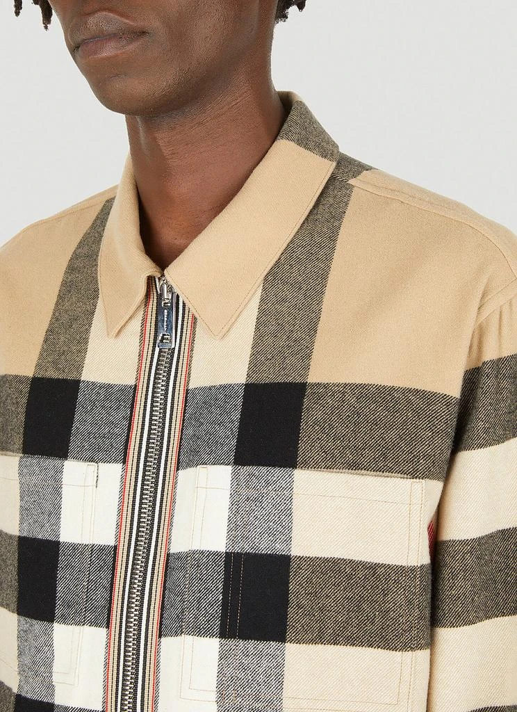 Burberry Hague Zip Front Overshirt 5