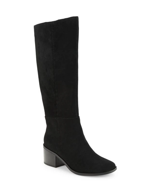 Splendid Abby Block Heel Suede Tall Boots 2