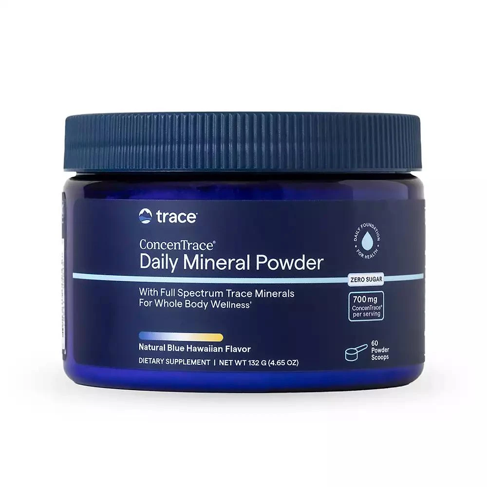 Trace Minerals ConcenTrace Daily Mineral Powder Supports Energy ...