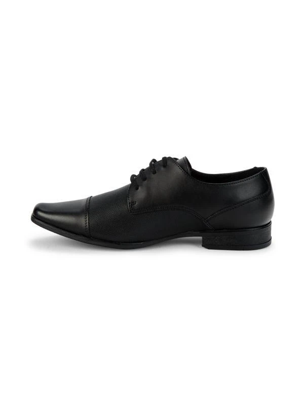 Calvin Klein Cap-Toe Leather Oxfords 4