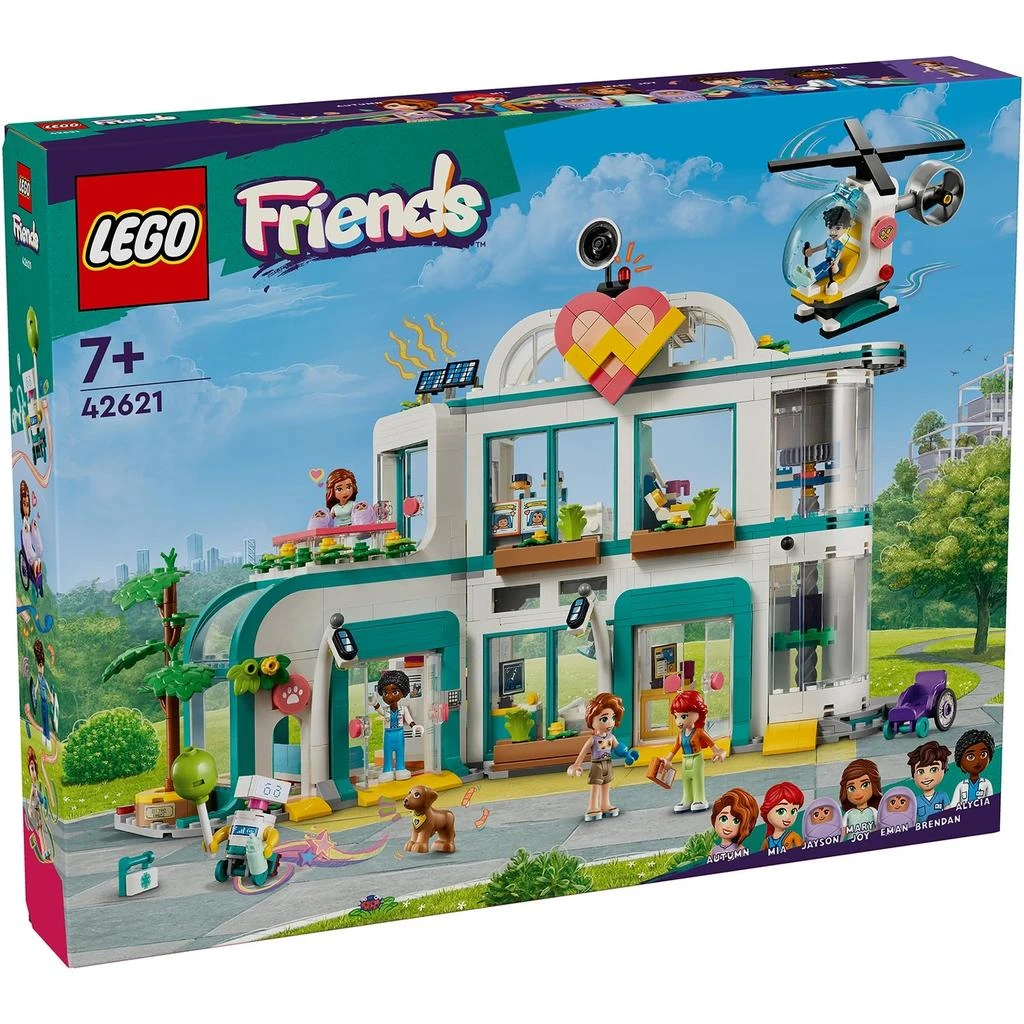 undefined LEGO Friends Heartlake City Hospital & Helicopter Toy 42621 1