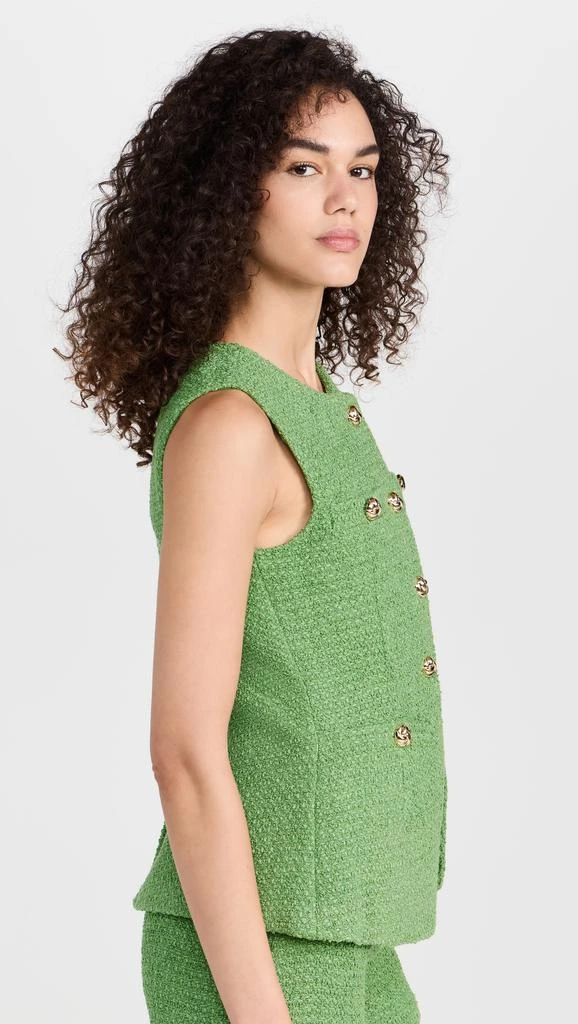 Endless Rose Tweed Buttoned Long Split Top 3