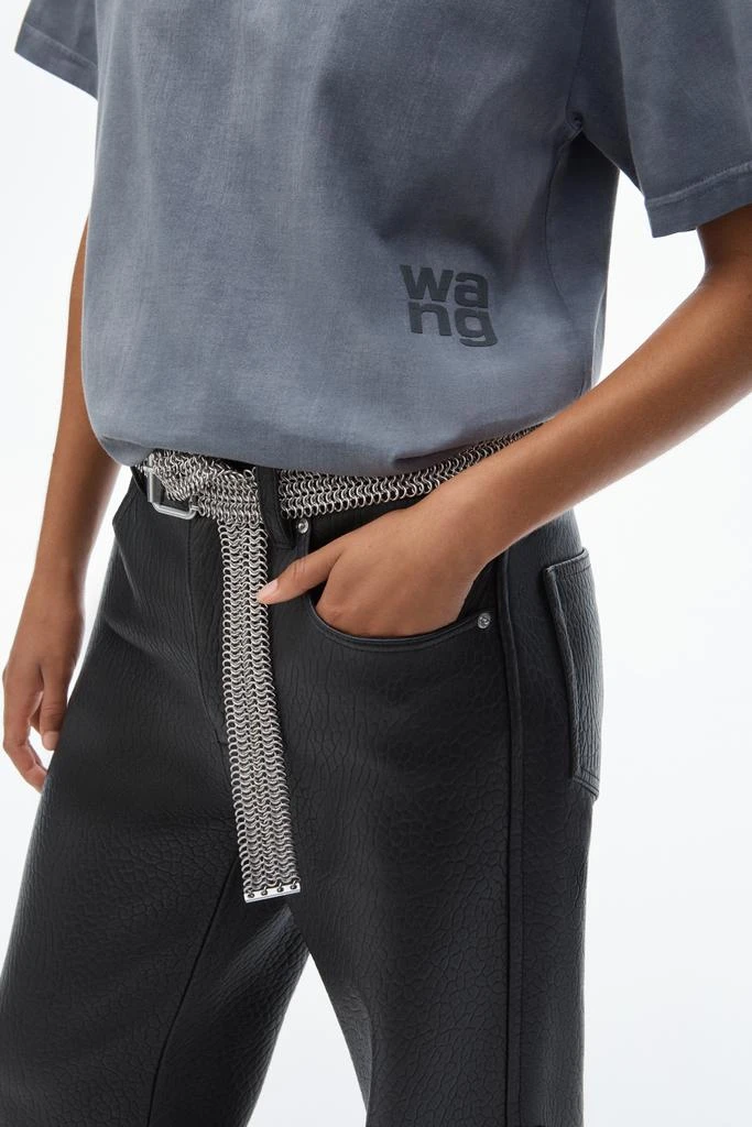 Alexander Wang puff logo tee in cotton jersey 3