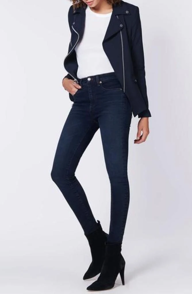 VERONICA BEARD Hadley Neoprene Moto Jacket 3