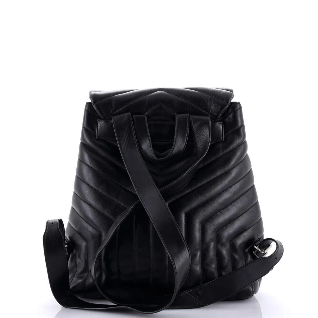 Yves Saint Laurent LouLou Backpack Matelasse Chevron Leather Medium 3