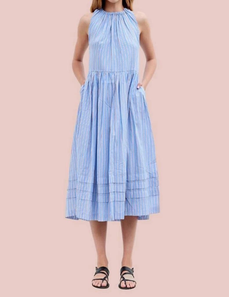 Sundry Sundry - Pleated Halter Midi Dress 1