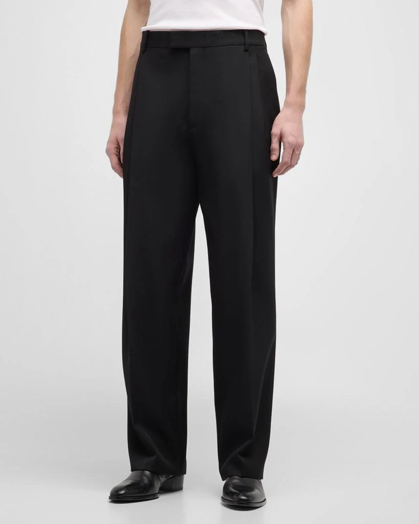 Off-White Men's Pleated Tuxedo Pants 1