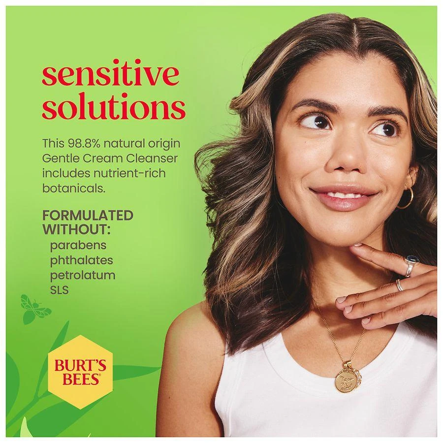 Burt's Bees Gentle Cream Cleanser with Aloe for Sensitive Skin 8