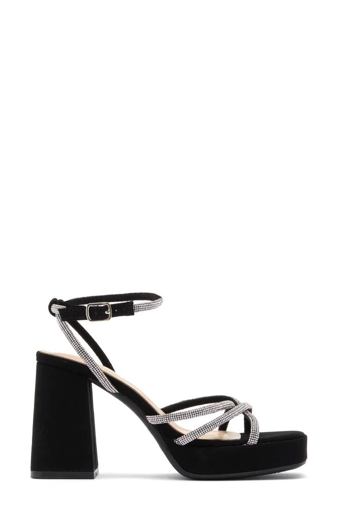 TOP GUY SHOES Crystal Platform Sandal 4