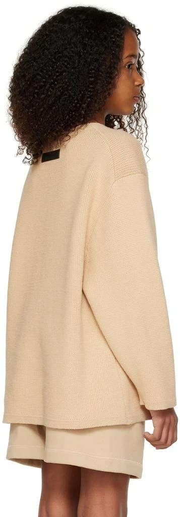 Essentials Kids Beige Crewneck Sweater 3