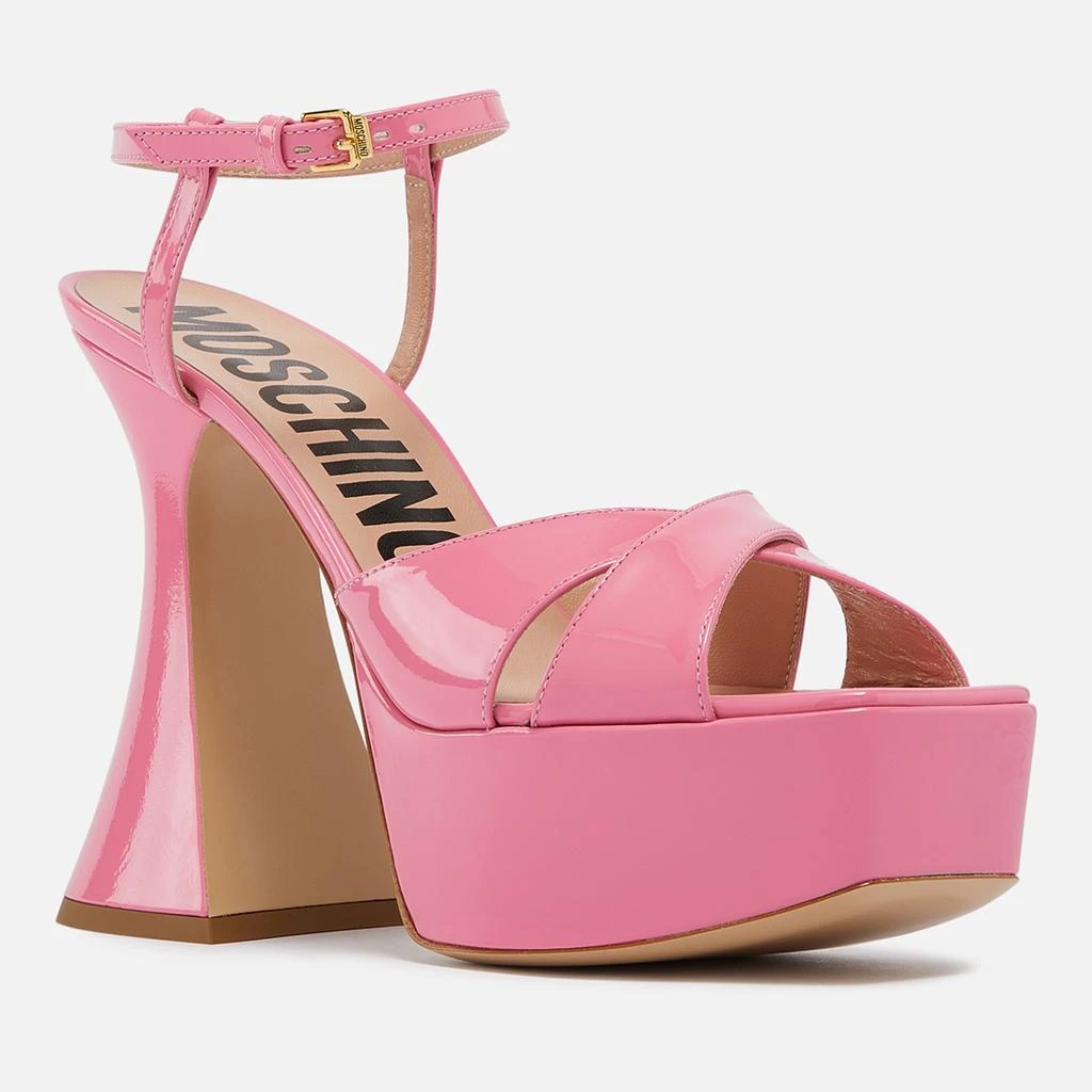 Moschino Women’s Patent Leather Platform Sandals 2