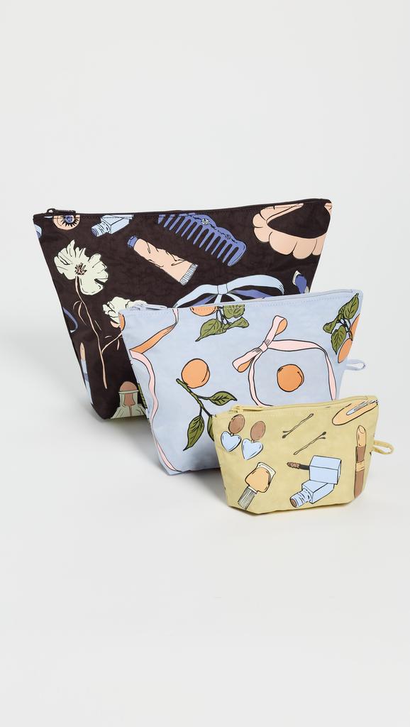 Baggu Go Pouch Set of 3