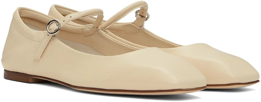 AEYDE Off-White Uma Ballerina Flats 4