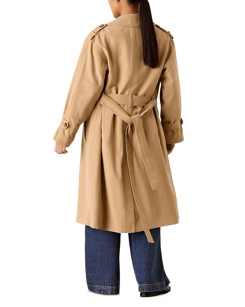 Whistles Petites Riley Trench Coat 3