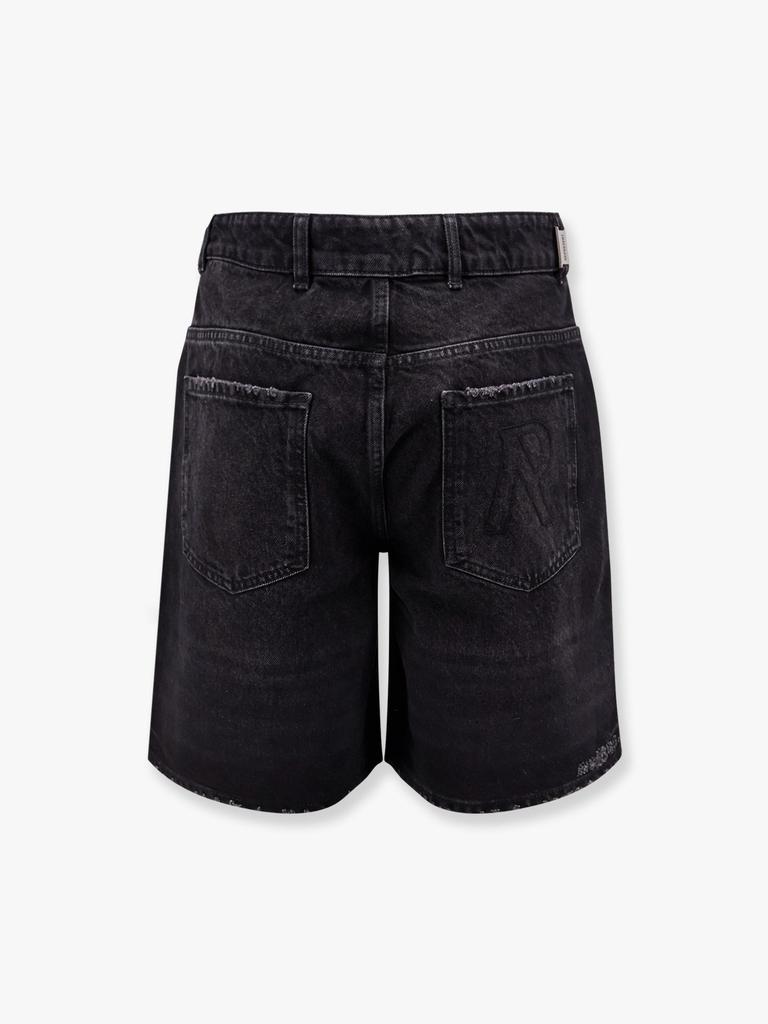 Represent Tailored stone-washed denim bermuda shorts