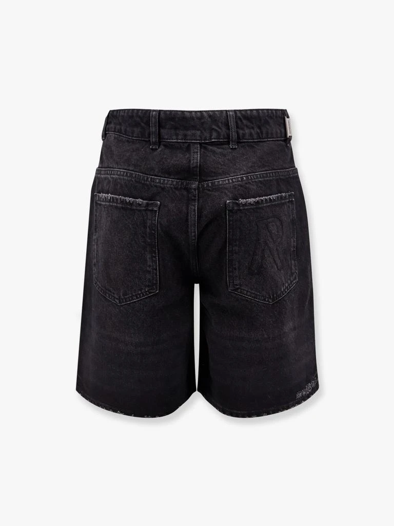 Represent Tailored stone-washed denim bermuda shorts 2