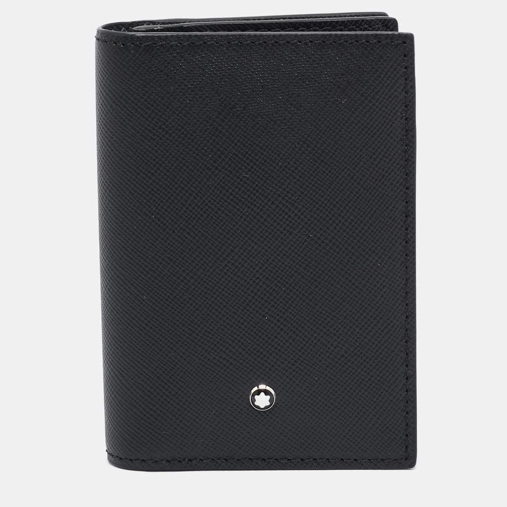 MontBlanc Montblanc Black Leather Sartorial Business Card Holder 1