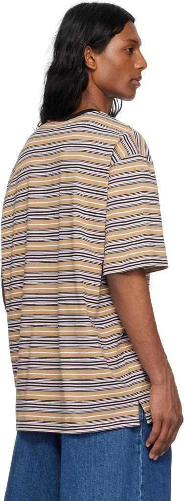 Solid Homme Multicolor Striped T-shirt 3