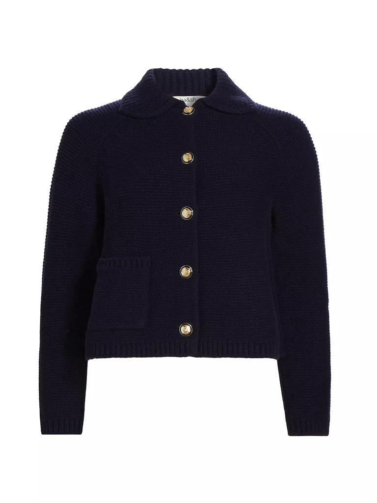 ba&sh Gabriel Wool-Blend Knit Cardigan 1