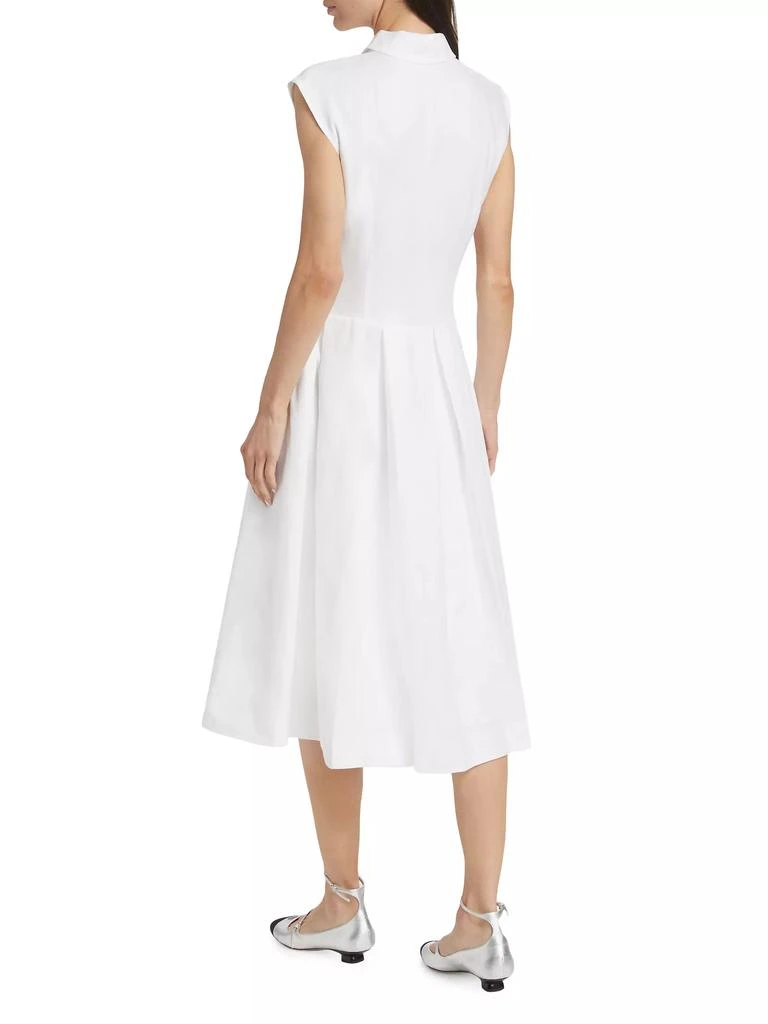 Reformation Prim Linen Midi-Shirtdress 5