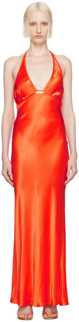 Bec & Bridge Orange Zariah Maxi Dress 1