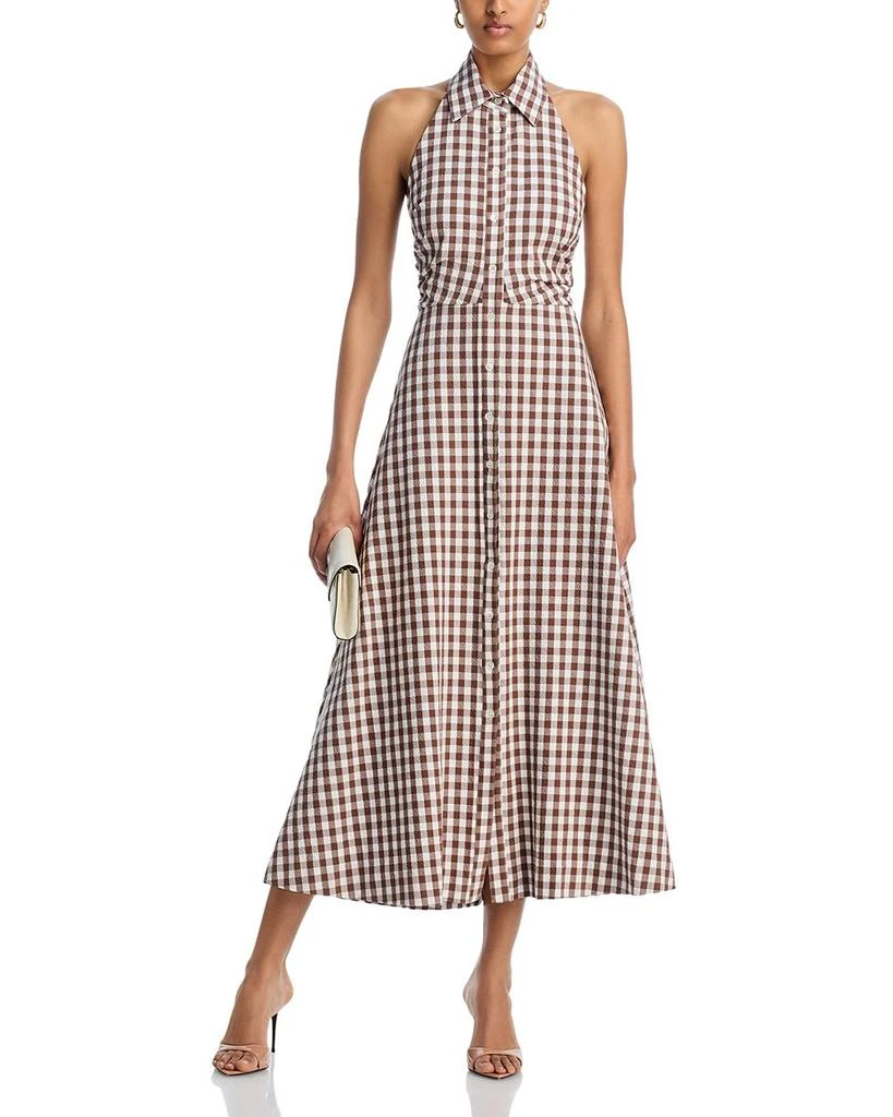 VERONICA BEARD Mackey Gingham Dress 3