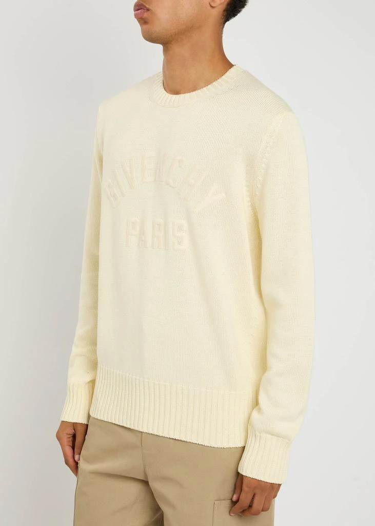 Givenchy Logo-embroidered cotton jumper 2