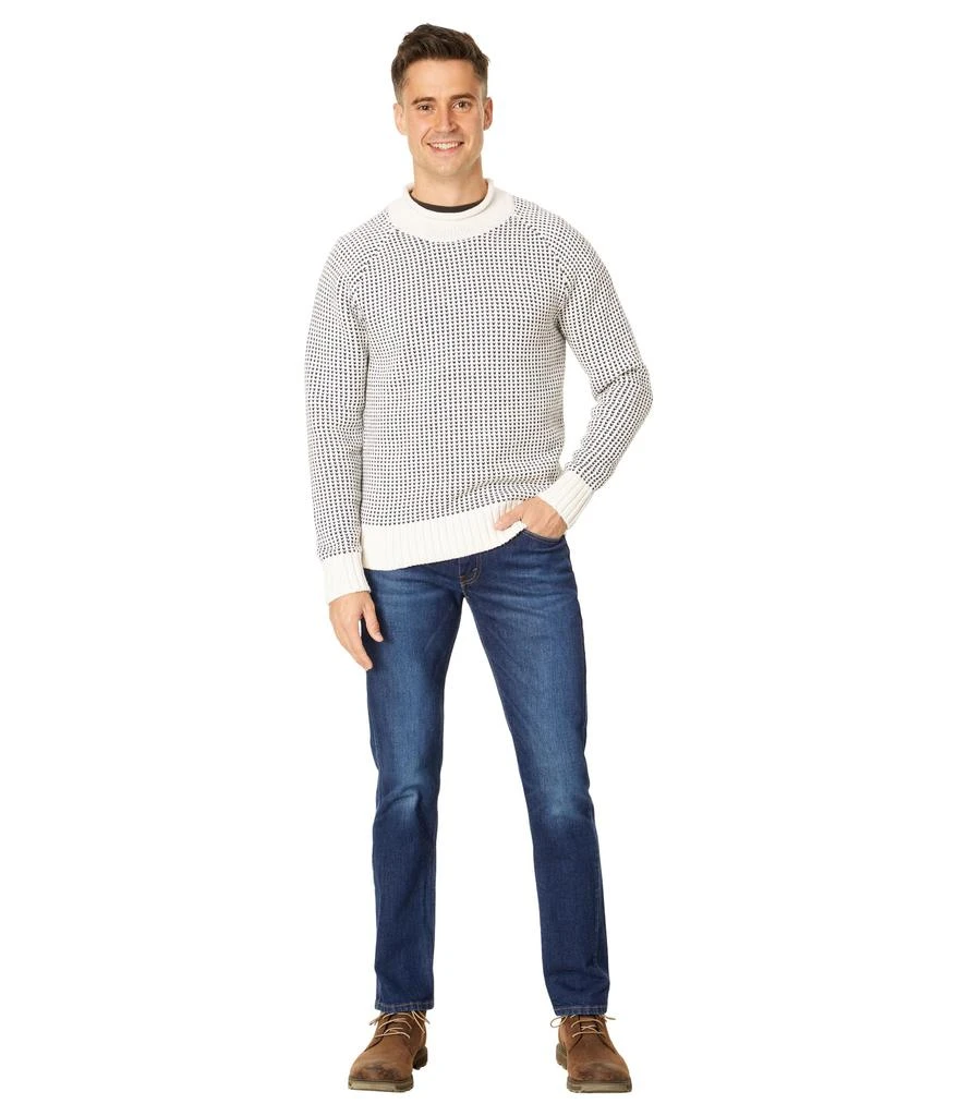 L.L.BEAN Signature Organic Cotton Rollneck Sweater Fair Isle 4