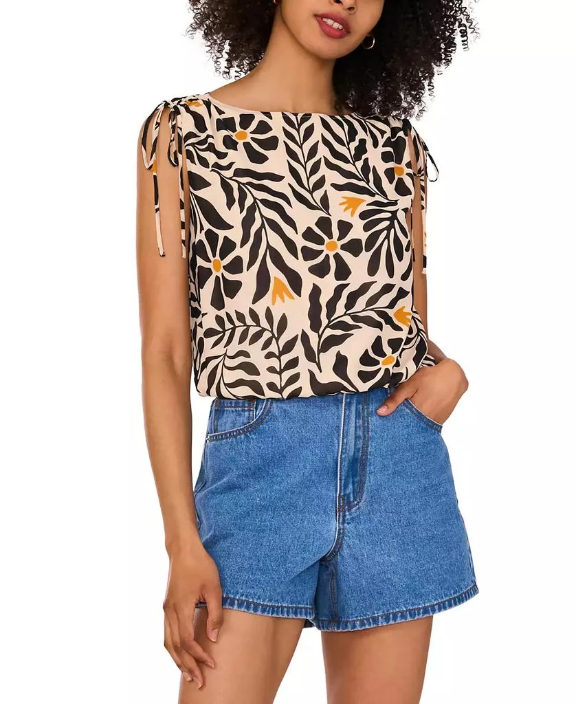 1. State Women's Tie Shoulder Tank Blouse 1