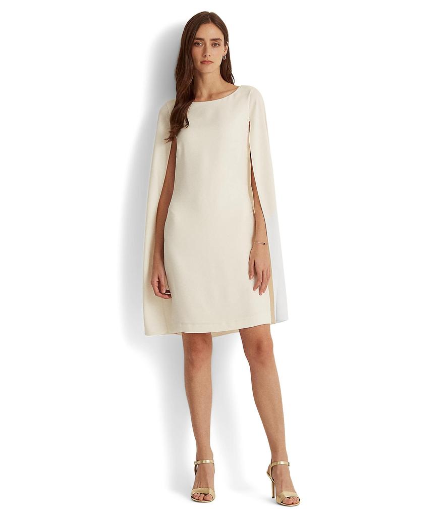 LAUREN Ralph Lauren Cape Georgette Cocktail Dress