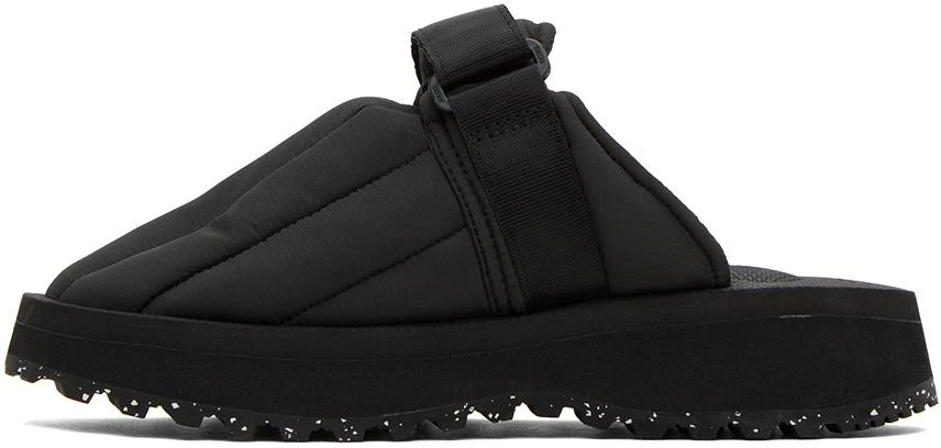 SUICOKE Black ZAVO-Puffab Slippers 3