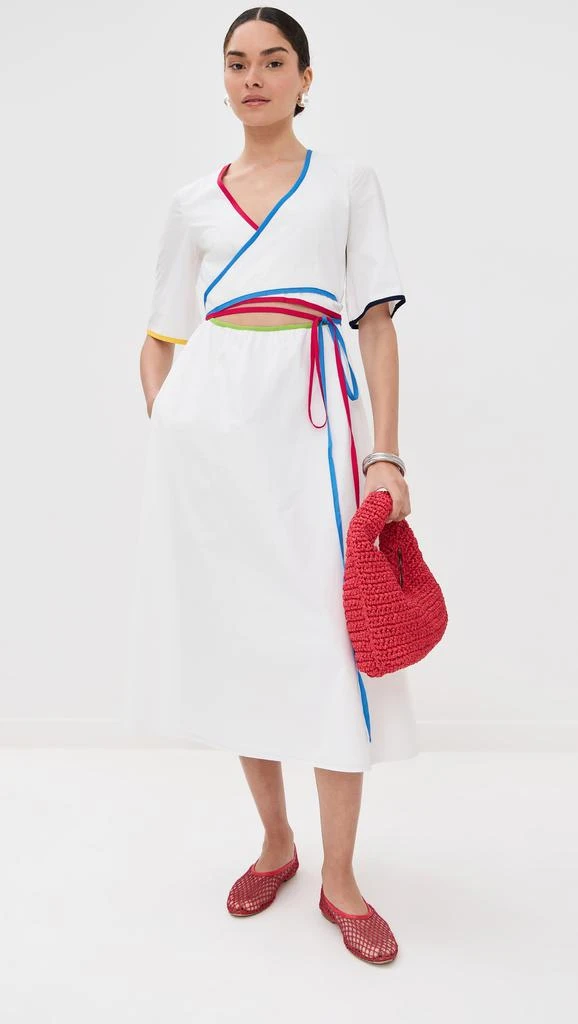 Rosie Assoulin Ribbon Wrap Dress 4