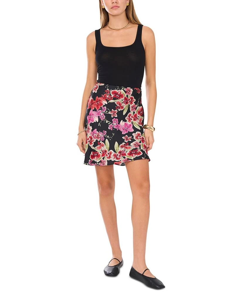 1. State Floral Print Mini Skirt 2