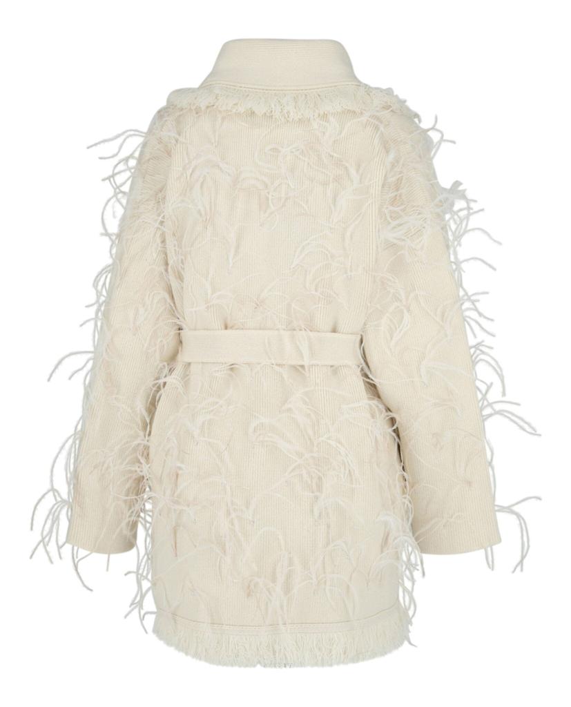 ALANUI Fringe and Feather Cardigan