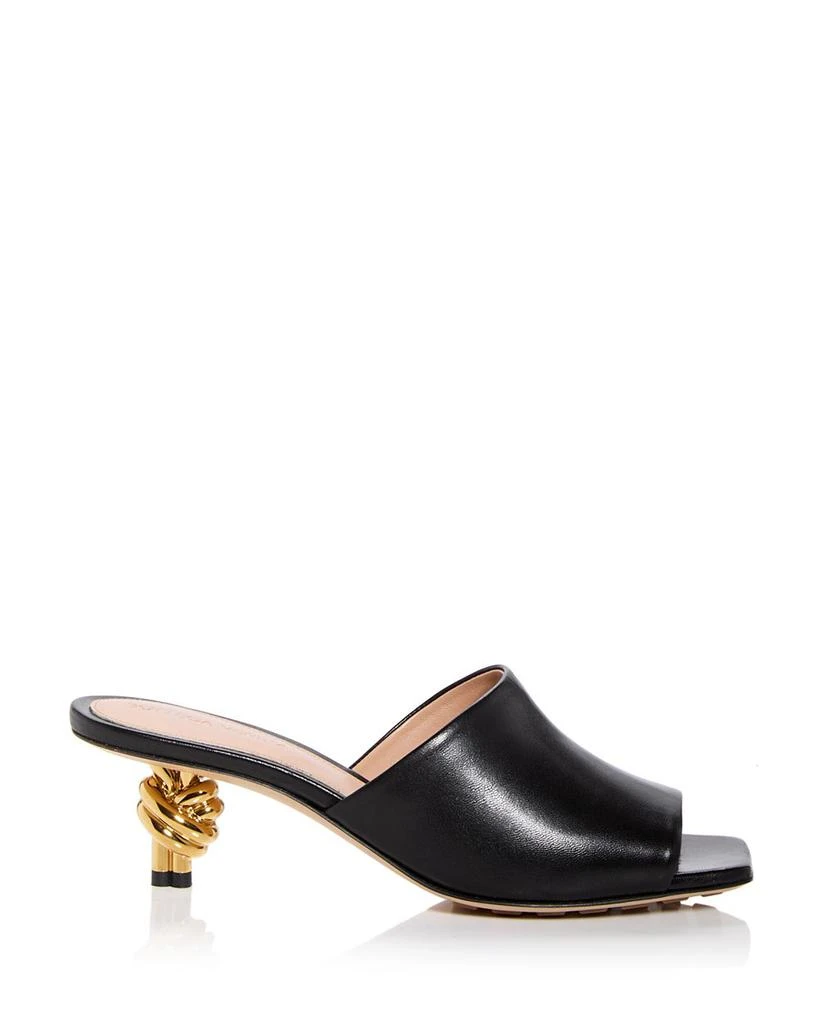 Bottega Veneta Women's Knot Low Heel Slide Sandals 3