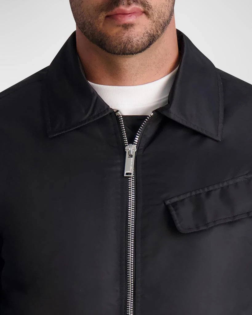 Karl Lagerfeld Paris Men's Cropped Down Shirt Jacket 2