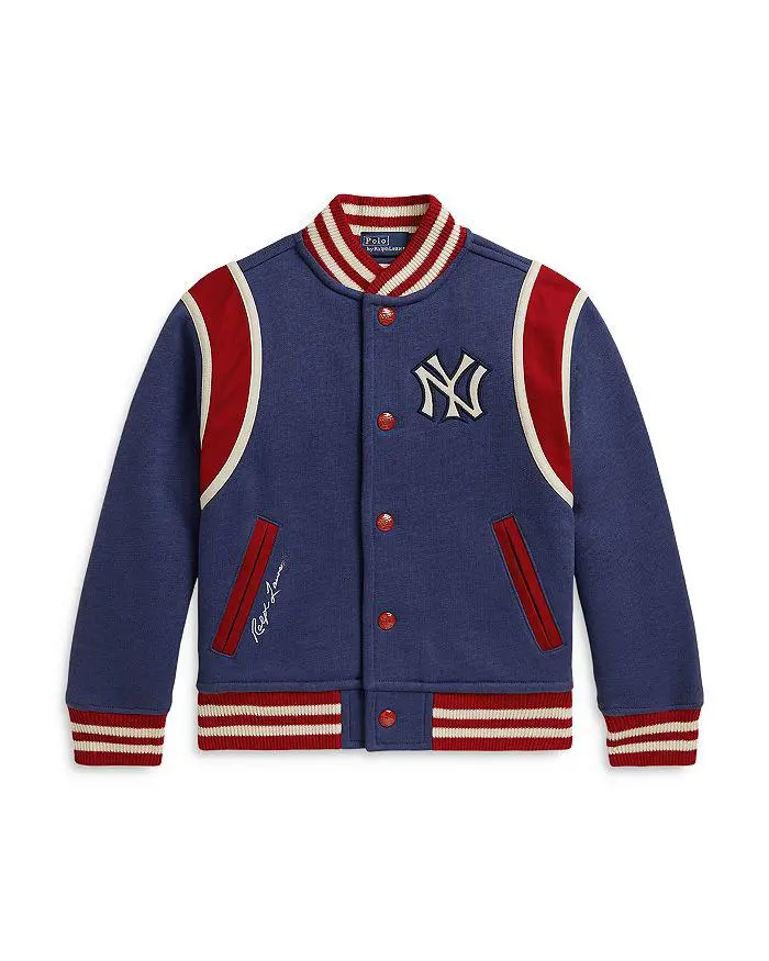 Ralph Lauren Boys' Yankees Fleece Jacket - Little Kid, Big Kid